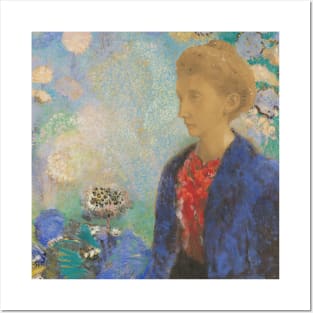 Baronne de Domecy by Odilon Redon Posters and Art